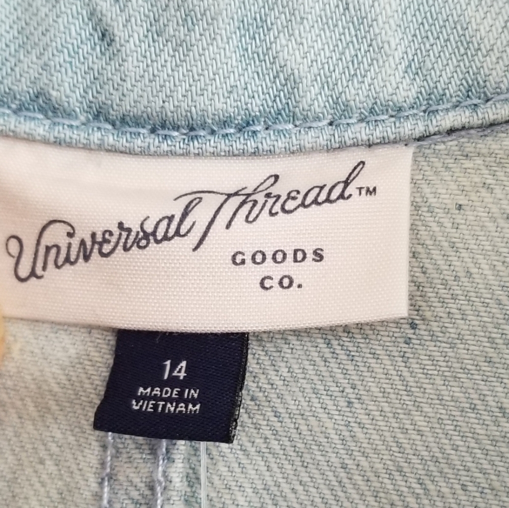 NWT Universal Thread Light Wash Baggy Jumpsuit Size 14 - Picture 8 of 9